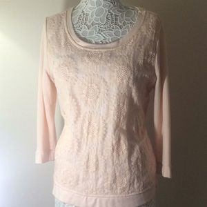 LAUREN CONRAD PASTEL PINK TOP